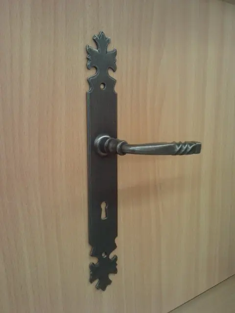 Ensemble de porte ARMORIQUE Fer patiné