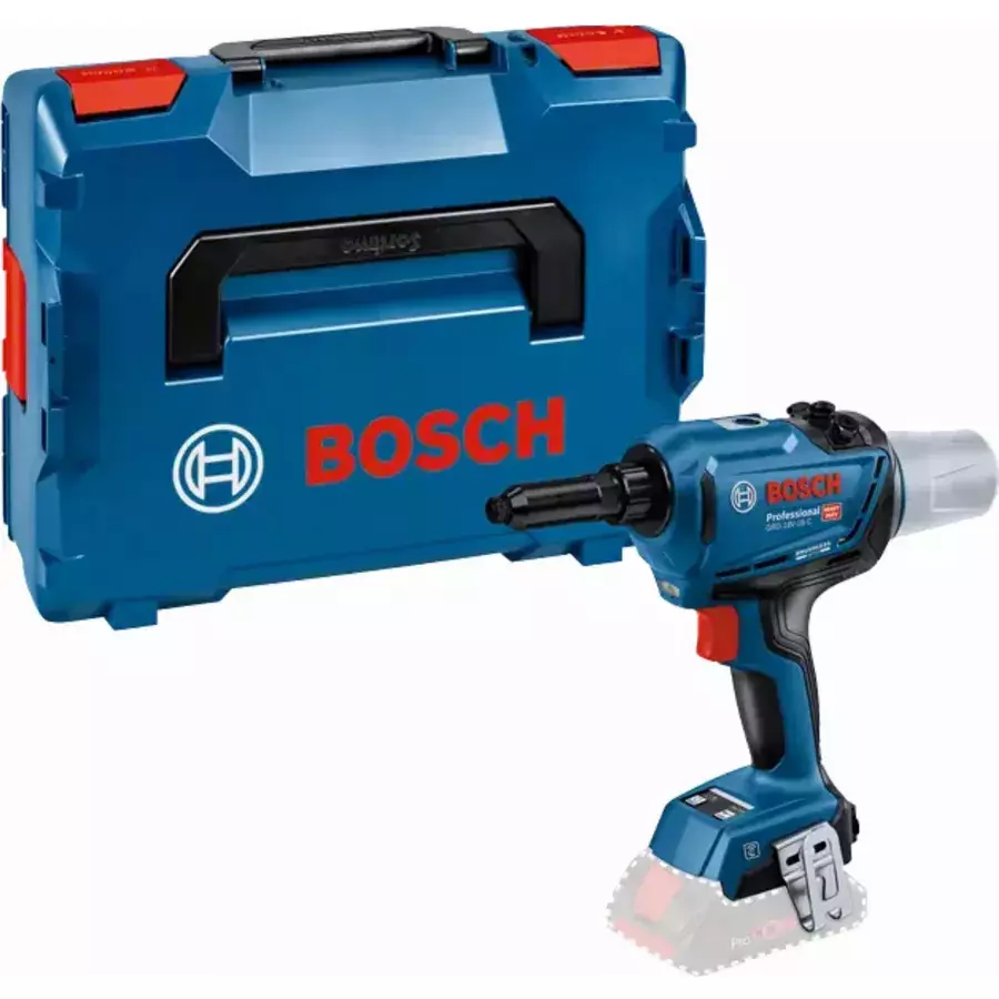 Riveteuse BOSCH GRG 18V-16 C Solo L-BOXX - Sans batterie, ni chargeur - 06019K5002