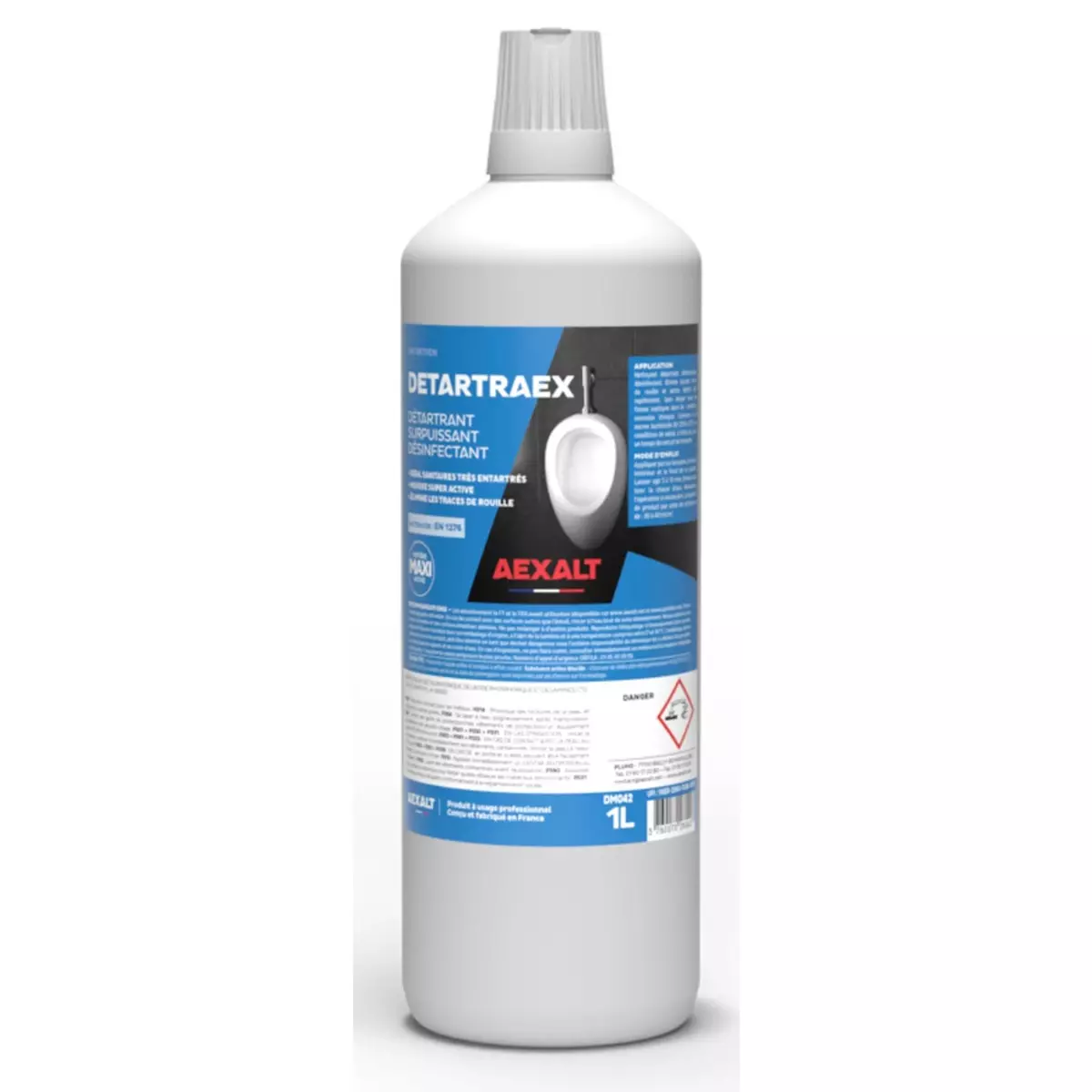 Détartraex - Détartrant surpuissant désinfectant - Bidon de 1 Litre - AEXALT - DM042