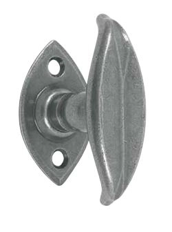 Bouton sur platine LV107 BOUVET Fer patiné cementé - 26072