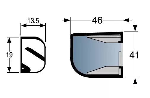 Module 30 acoustique 41DNE NICOLL - 250 x 12 mm - blanc - HF3042