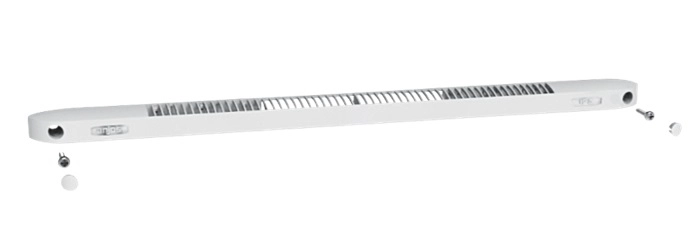 ENTRE AIR AUTO REGLABLE M-G 30 BLANC 2 VIS + 2 CACHES BLANC 0832