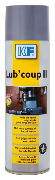 Lot de 12 huile de coupe entière Lub'Coup II - KF SICERON - Aérosol - 650ml/400ml - 6290