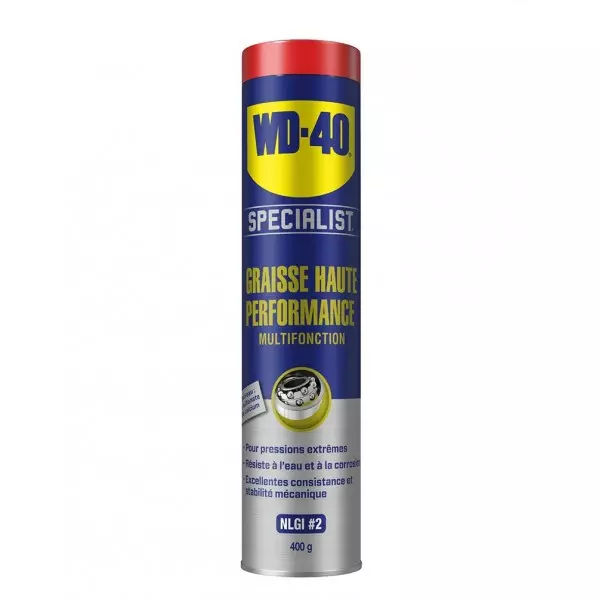Lot de 12 cartouche graisse haute performance multifonction WD-40 - Cartouche 400 gr - 331077