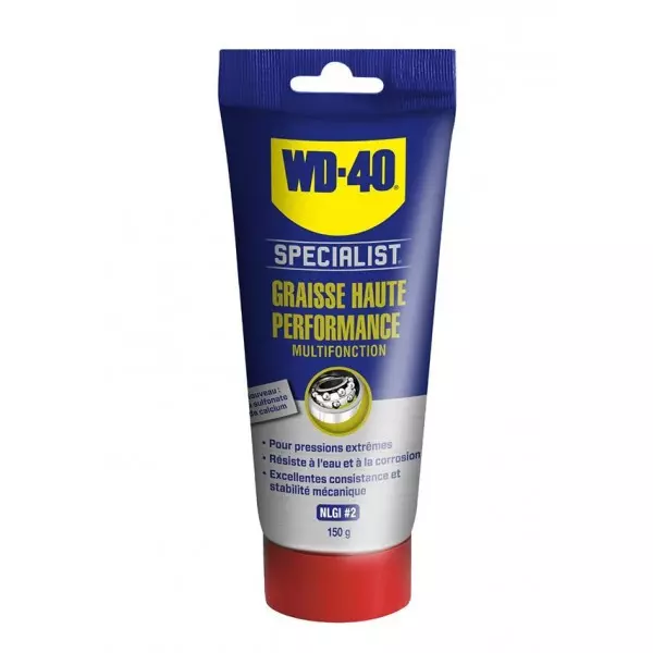 Lot de 12 cartouche de graisse haute performance multifonction WD-40 - Tube 150 gr - 331075