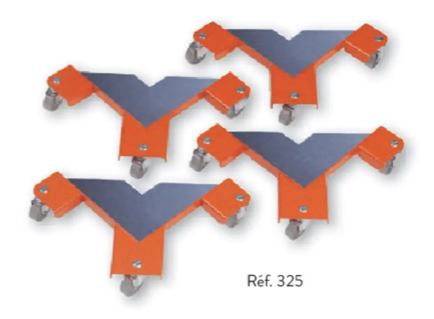 Patins d'angles 4 patins force 400KG - THEARD - 325