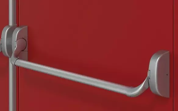 Kit anti-panique FAPIM OLTRE - Barre 3 points latéraux - Blanc 9010 - 8806L/32