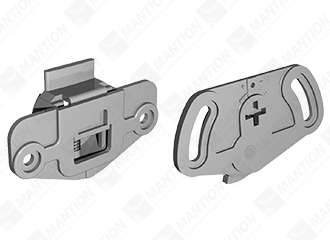 Garniture porte coulissante à visser Pico25 jusqu'à 13 Kg - MANTION - PICO25