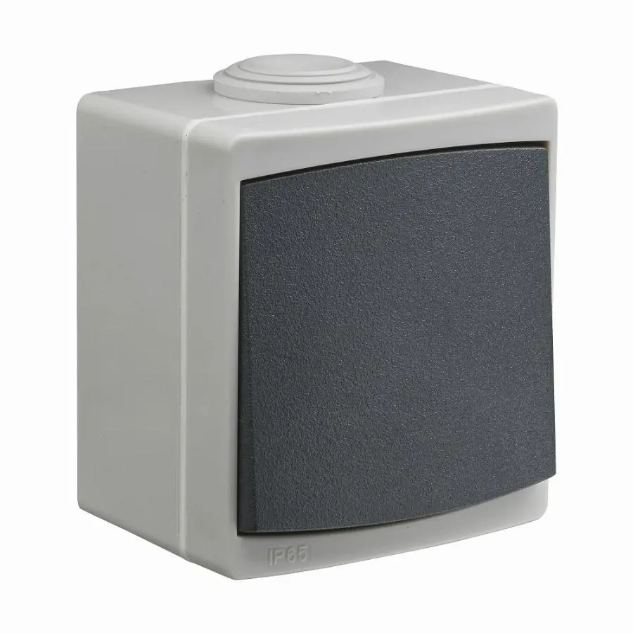 Appareillage en saillie étanche IP65 va et vient DEBFLEX Gris - 730110