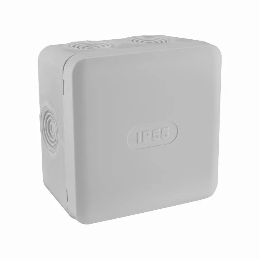 Boite de dérivation étanche en saillie IP55 85x85xprof.50mm DEBFLEX Gris - 718806