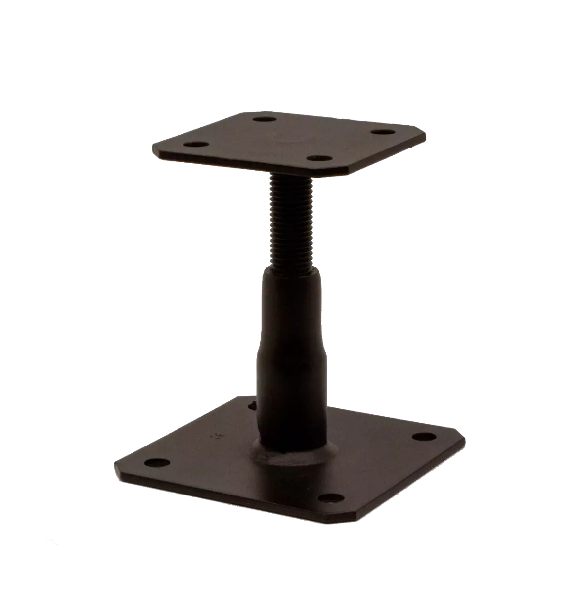 Pied de poteau réglable - Finition noire - SIMPSON - APB100/150PB