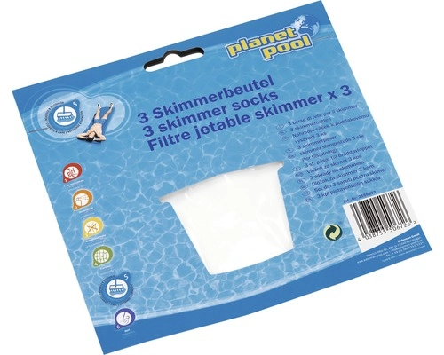 Sac filtrant jetable AQUALUX pour panier skimmer x 3 - 2510672PP