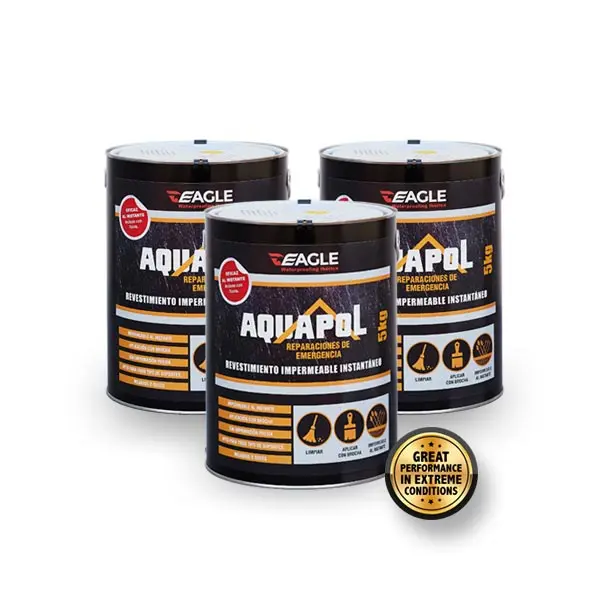 Résine pour réparation Aquapol EPDM Gris - 5 kg (2,5 à 5 m²) - EWI3401910202