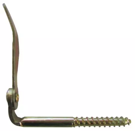 Arrêt de volet à visser zinguée jaune 130mm - ING fixation - A070090