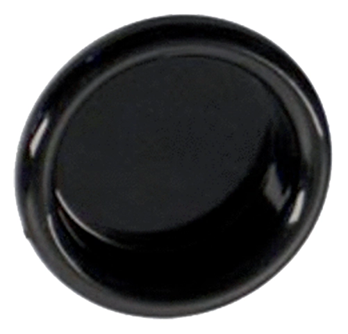 POIGNEE CUVETTE RONDE 40MM NOIRE
