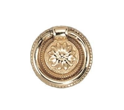 Anneau sur rosace DUBOIS - laiton poli - 942021