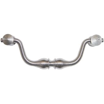 Poignée tombante DUBOIS - entraxe 115 mm - fer poli - 490072