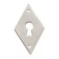 Entrée losange 5177 porte fer poli DUBOIS - 240418