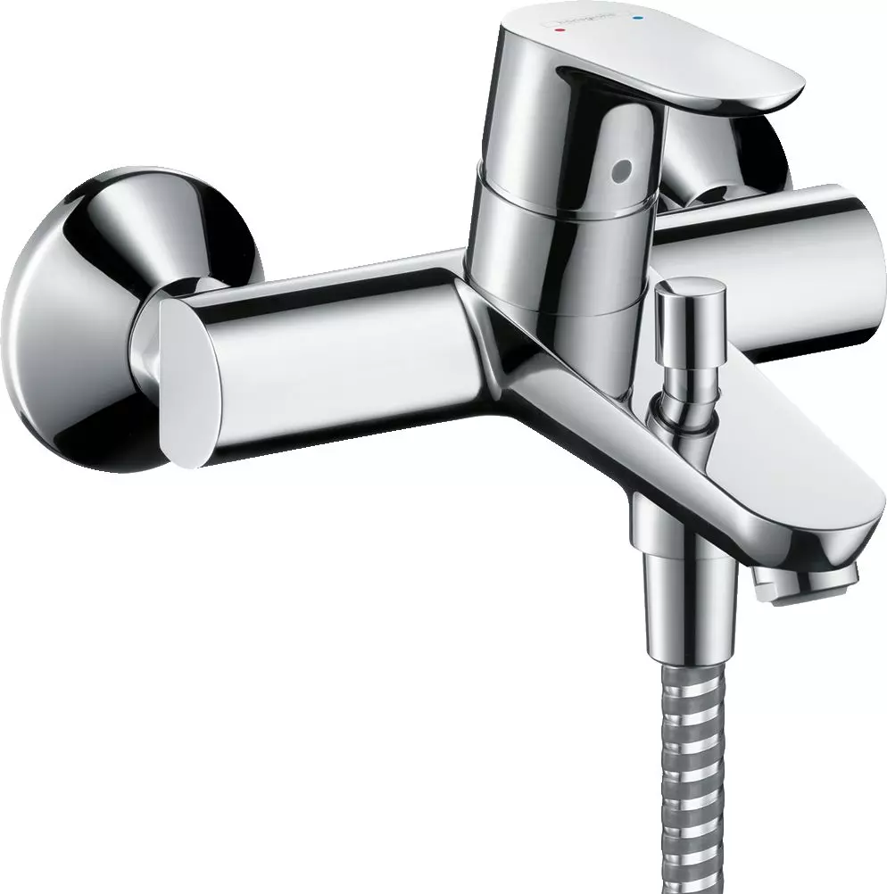Mitigeur bain/douche HANSGROHE Focus  C2 avec cartouche à 2 vitesses chromé - 31948000