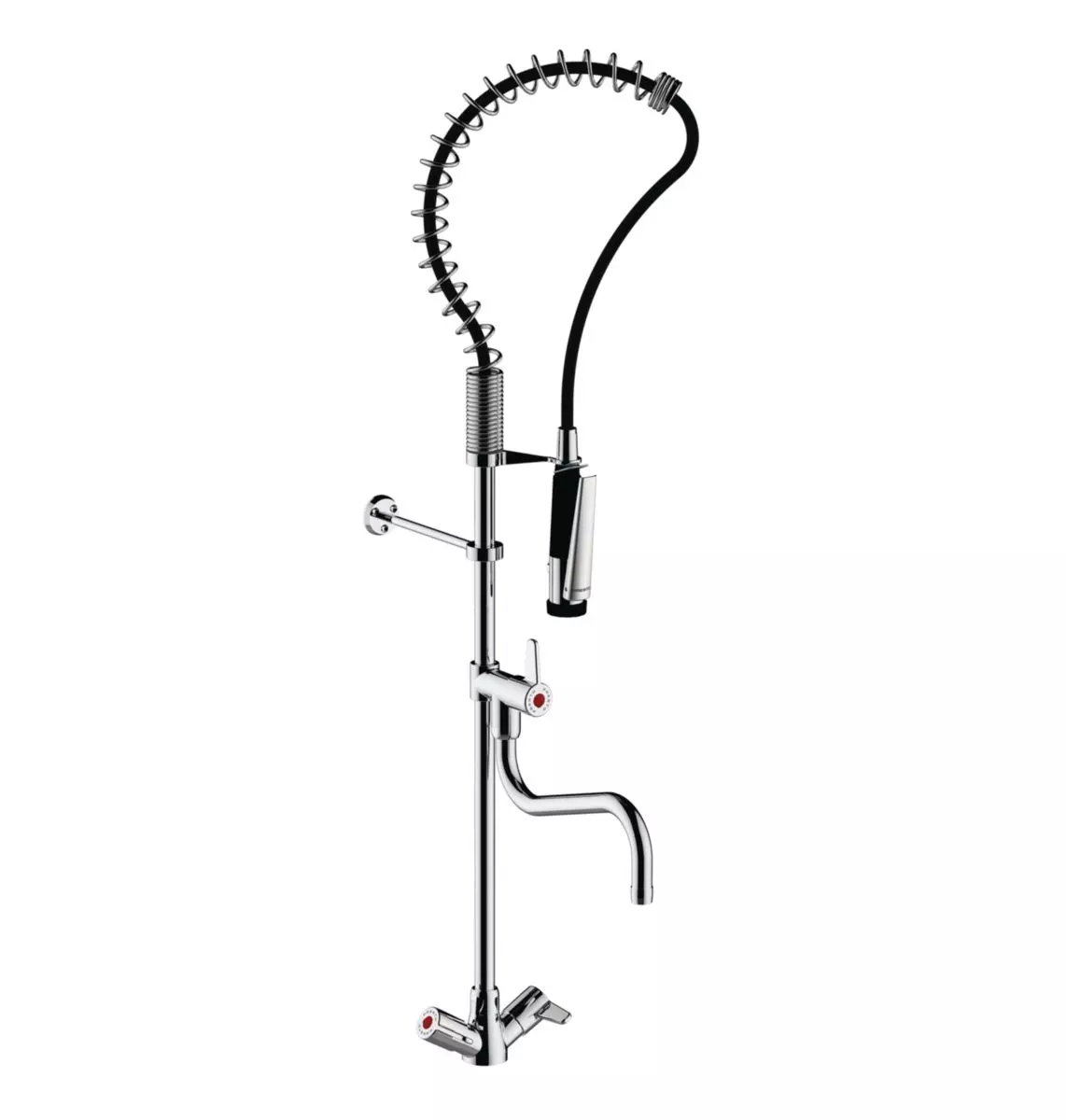 Colonne monotrou sur plage avec douchette et bec de remplissage - PRESTO - 70820