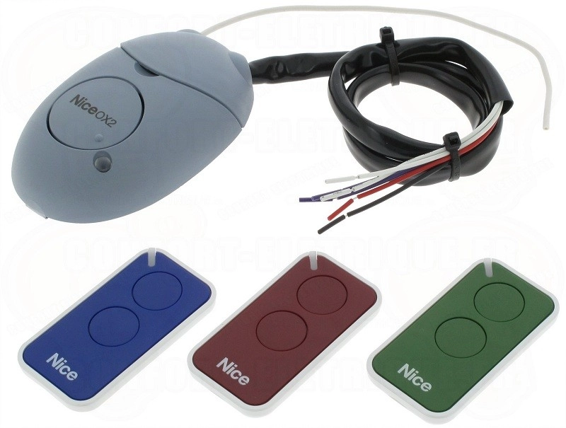 Kit de commande IntiKit - 3 émetteurs 2 canaux + Récepteur OX2 - INTIKIT