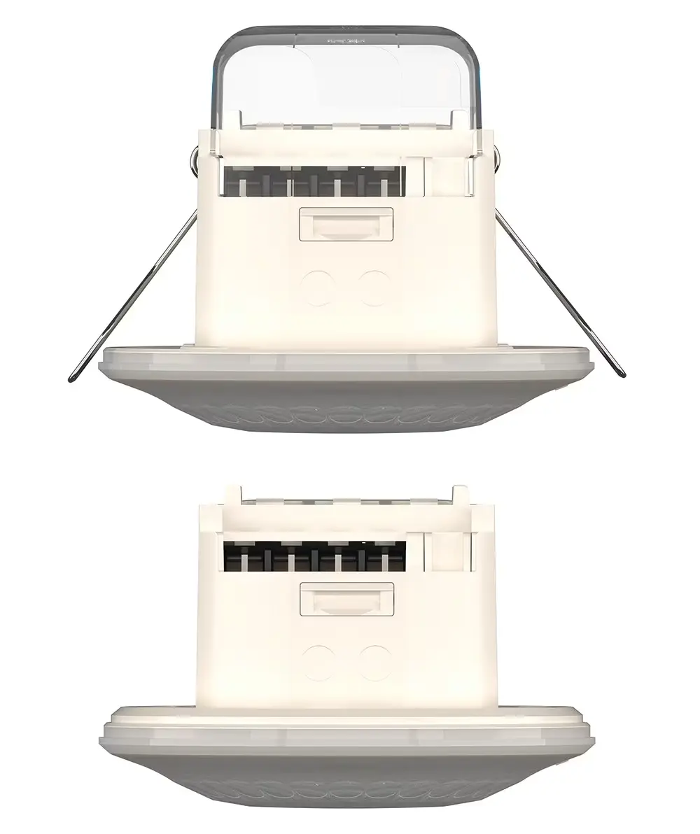 DÉTECTEUR PRÉSENCE ENCASTRÉ PLAFOND 360° 1 CONTACT