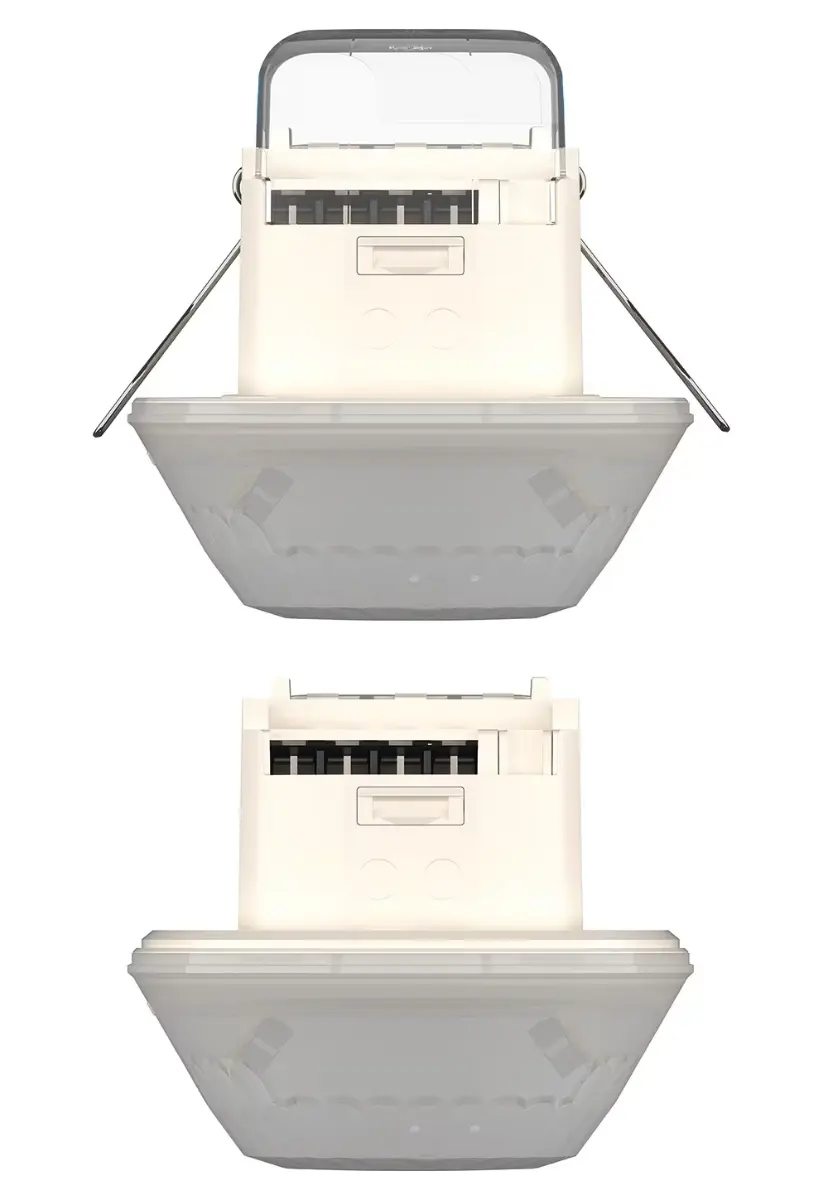 DÉTECTEUR PRÉSENCE ENCASTRÉ 360° 1C COULOIR BLANC