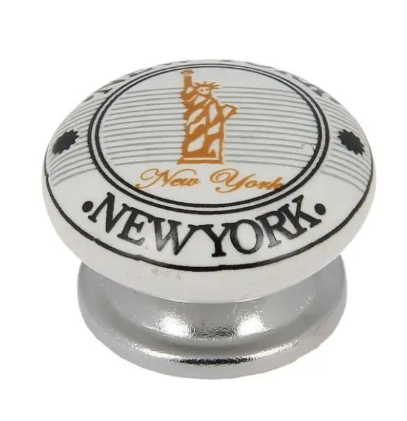 Bouton porcelaine NEW YORK   B0465/S