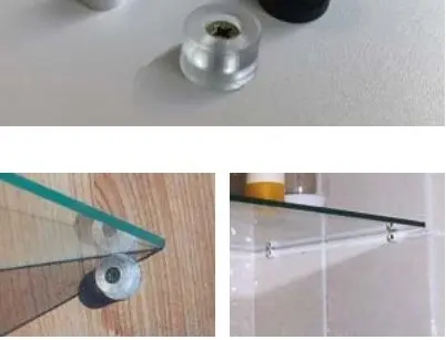 Taquet pour étagère en verre Systemtac-Plots 116C