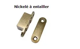 Loqueteau Polair à entailler  Nickelé