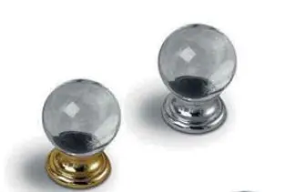 Bouton cristal transparent   9982-[Finition:Transp / Doré]