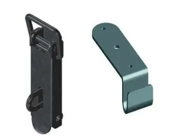 Fermeture à levier p.cadenas + crochet AZ Ref 7007 Monin