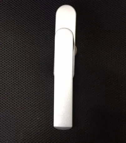 Poignée argent 2 Fourches en U fermées SCHUCO-[Sens:Droite]