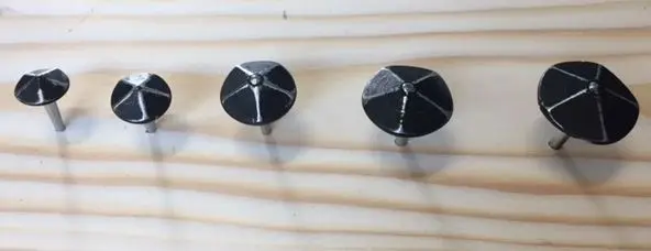 Clous décoratifs ronds Fer forgé-[Diamètre:D.13mm]