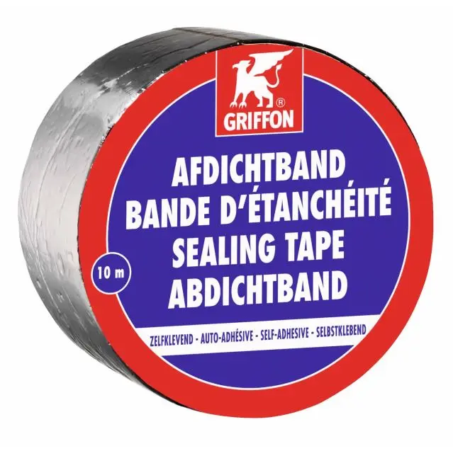 Bande d'étanchéité aluminium 10Mx10CM - GRIFFON - 6302578