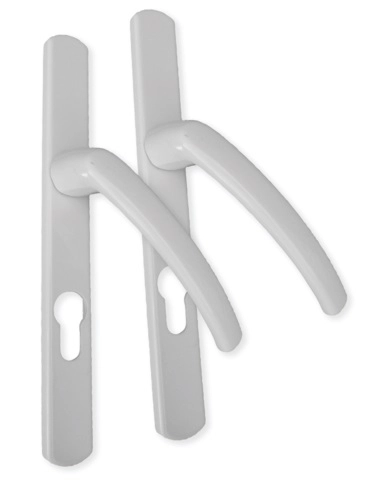 Ensemble alu plaque étroite fondu Ovalfiliz PRODIF - 25 mm - clé i - blanc - 58/70V5x80 C7x115 - 674863