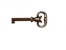 Clé de meuble "Anglais" 1250 T.35 Zamak vieilli