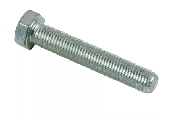 Vis hexagonale LENNIE Acier 8.8 - Zingué blanc - Ø10x40 - boite de 100 - VHT881004002B