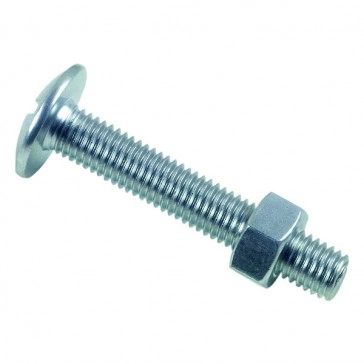 Boulon poêlier LENNIE tête ronde large - Ø6x40 - boite de 100 - BRL0604002B