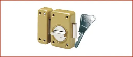 Verrou à bouton V136 7640 Vachette-[Dimensions:canon de 45mm]