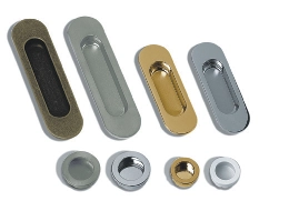 Poignée cuvette Ø 40 mm ESTAMP - nickel brosse - 3511/100