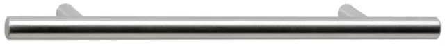 Poignée barre inox DIDHEYA - Ø12 mm - entraxe 544 mm - longueur 608 mm - inox massif brossé - I-200/12085