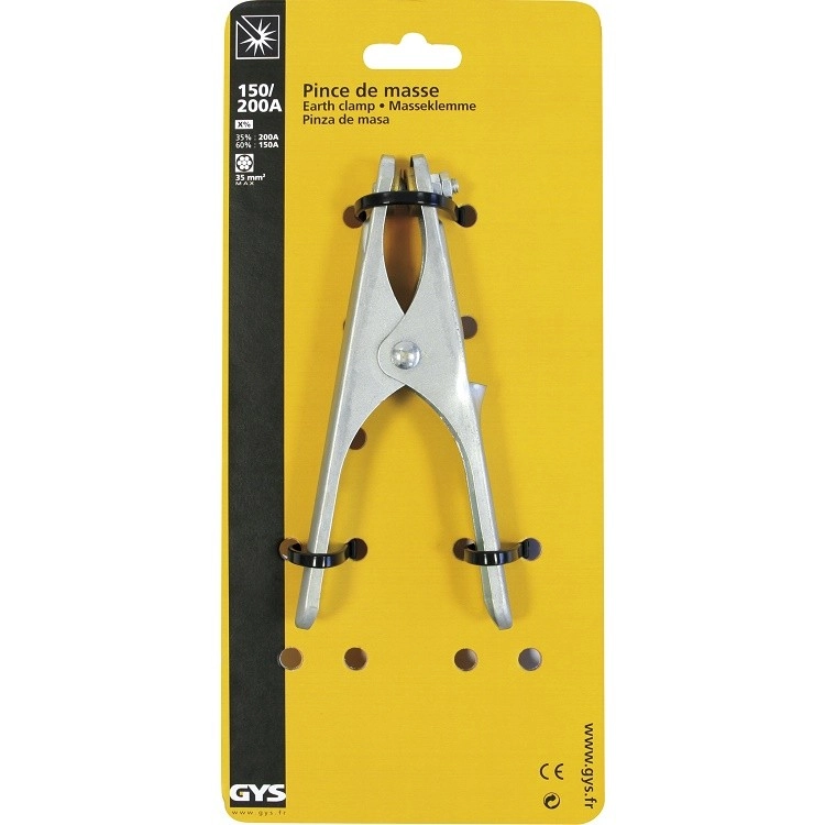 Pince de masse GYS Croco 200.35 (200A / 35mm² ) - 043107