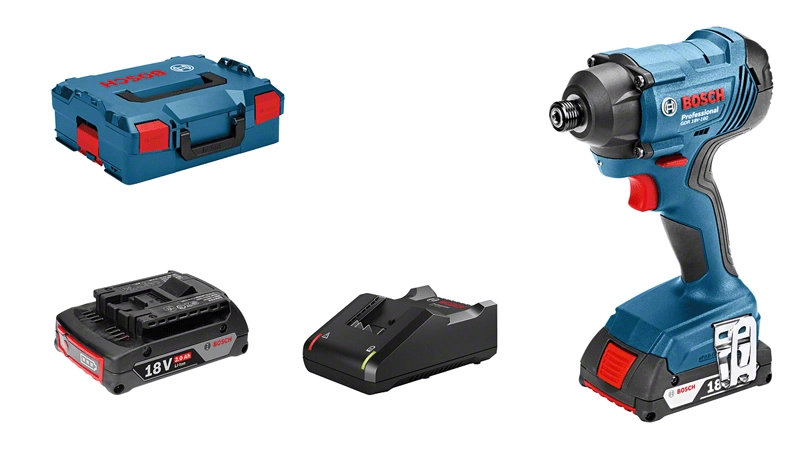 Visseuse à chocs GDR 18V-160 BOSCH - 2 batteries 2.0Ah li-ion + chargeur - 06019G5100