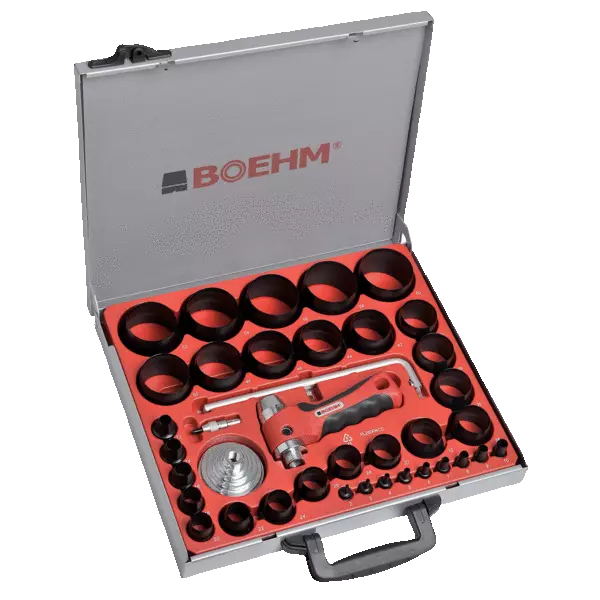 Coffret d'emporte-pièces de 39 outils de capacité 2 - 60 mm avec cutter circulaire - JLB260PACC