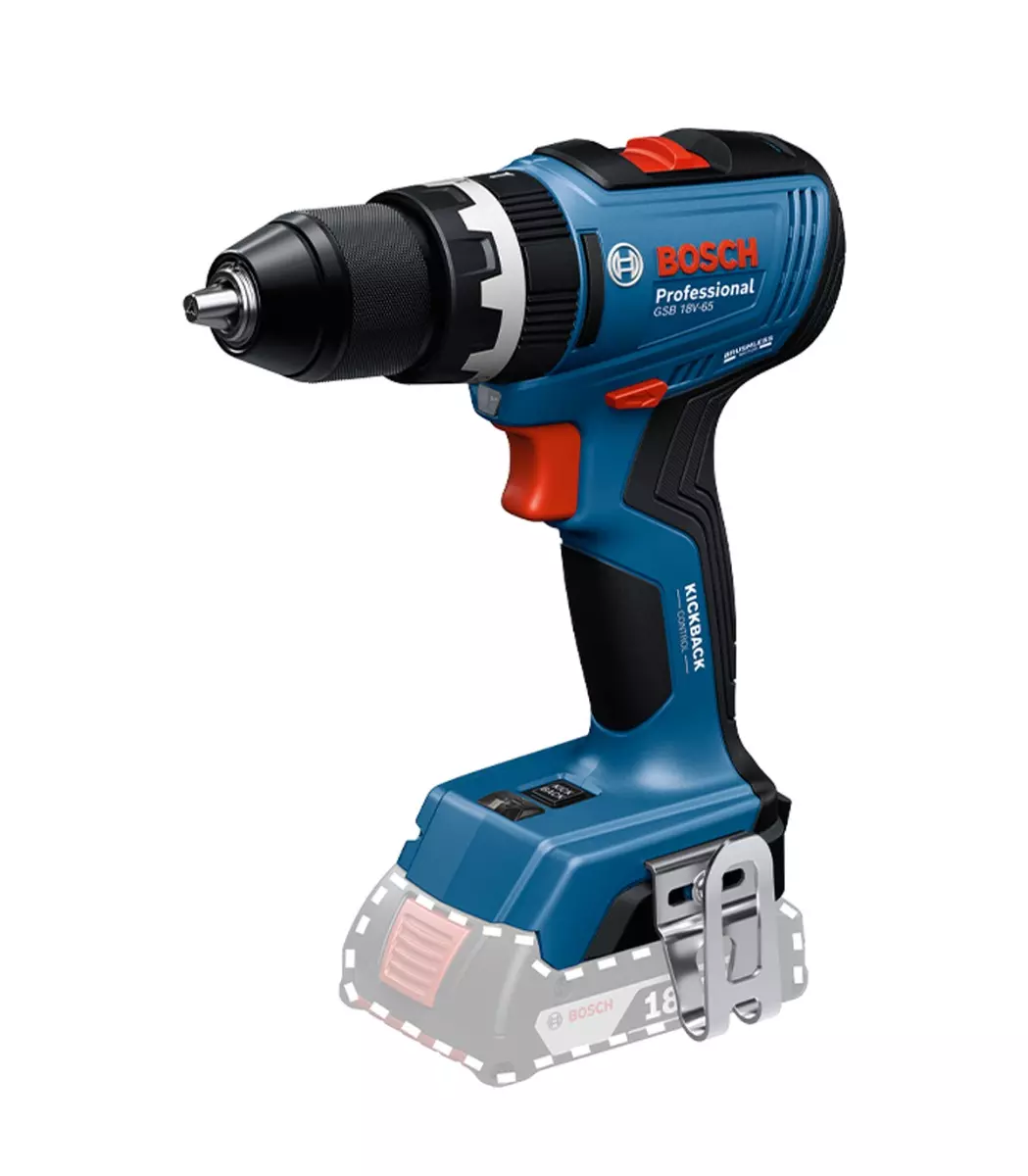 Perceuse-visseuse à percussion GSB 18V-65 - BOSCH - sans batterie, ni chargeur - L-Boxx - 06019N3301