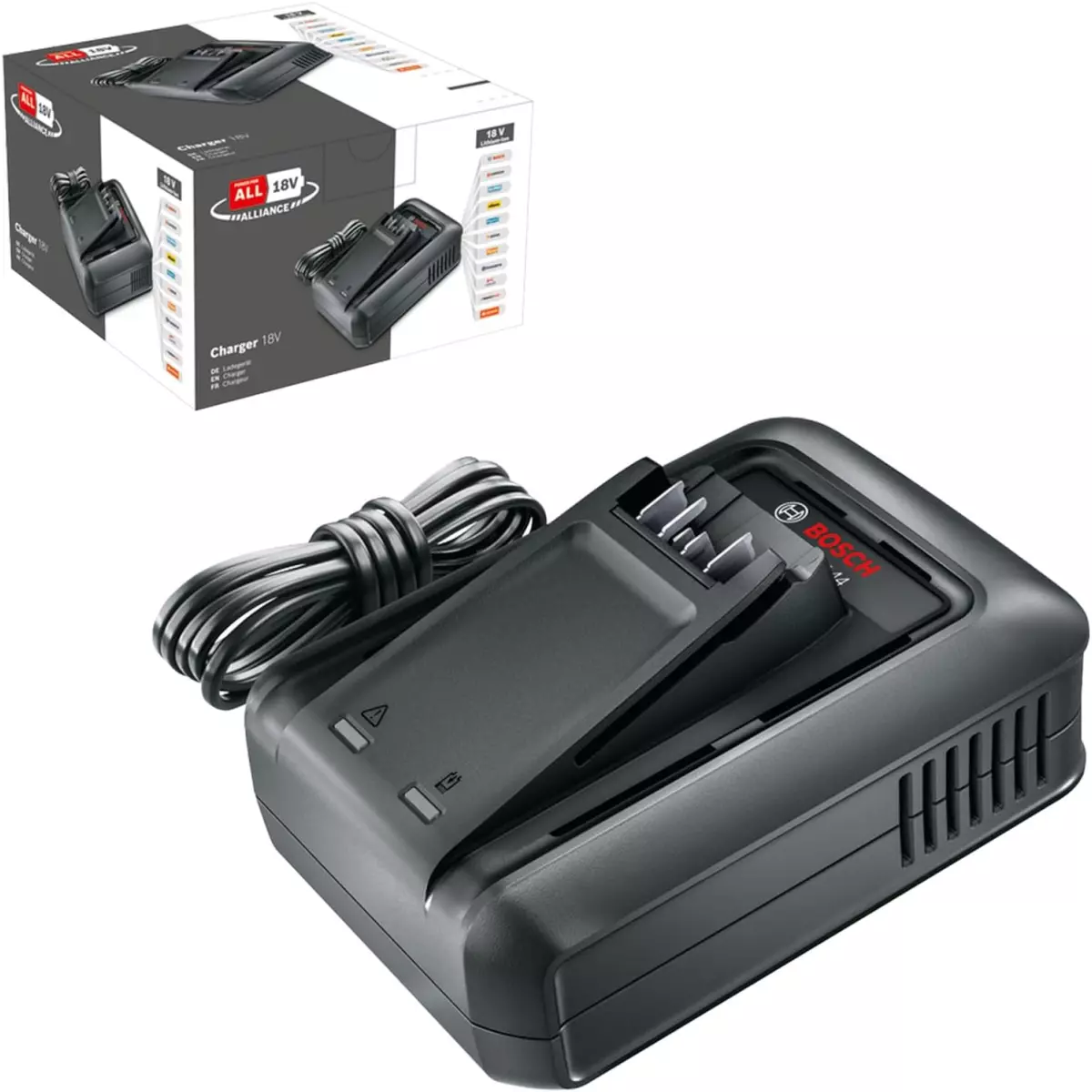 Chargeur rapide de batterie pour outils 14,4V & 18V - BOSCH - 1600A031X0	