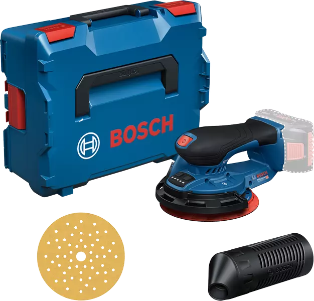 Ponceuse excentrique sans-fil GEX 18V-150-3 Professional - Livrée sans batterie et sans chargeur - BOSCH - L-BOXX -0601372903
