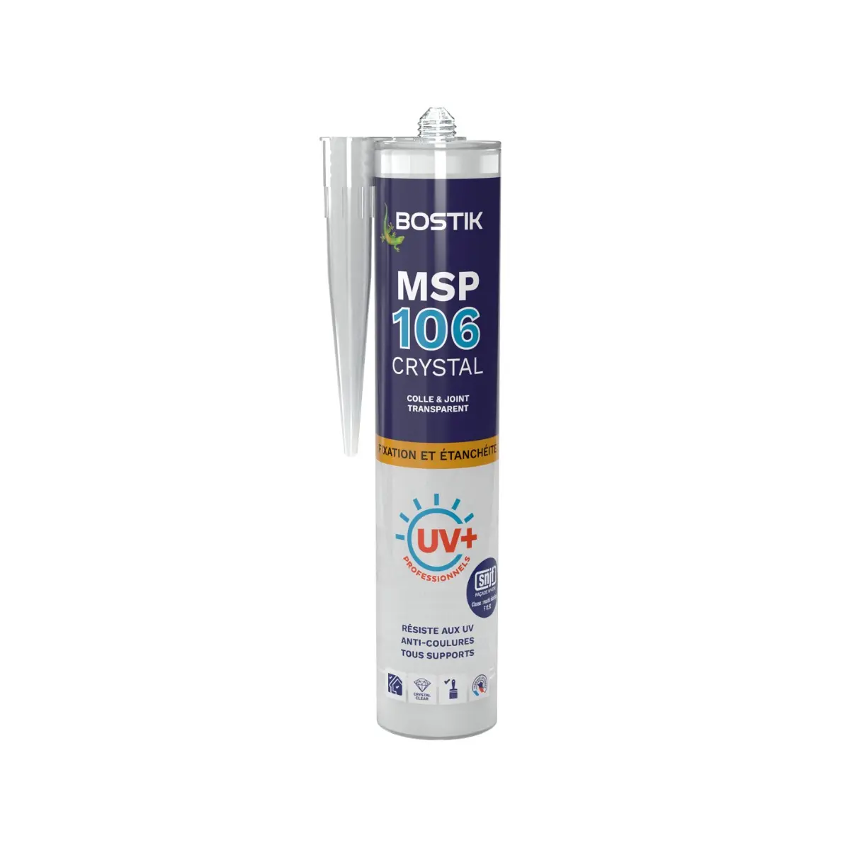 Mastic BOSTIK MS106 invisible - Cartouche de 290 ml - 3061989