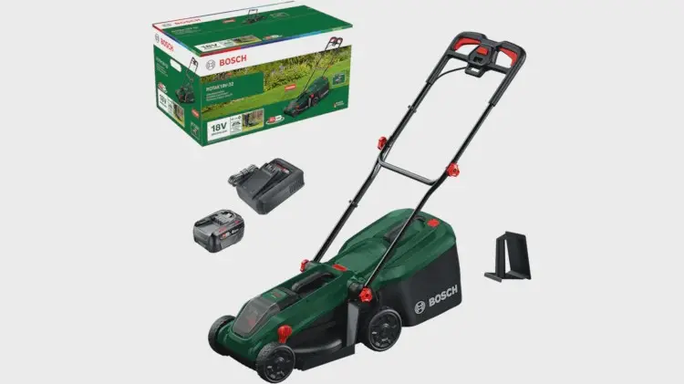 Tondeuse à gazon sans fil ROTAK18V-32 - BOSCH - sans batterie ni chargeur - 06008B9P01